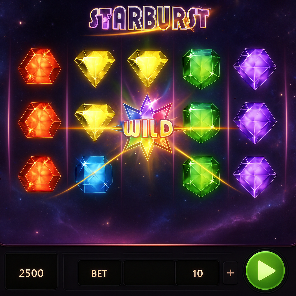 Casinight - Starburst Slot Game by NetEnt